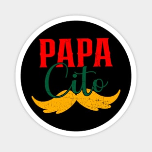 Papacito Family Cinco De Mayo Matchin Couple Mexican Dad Men Magnet